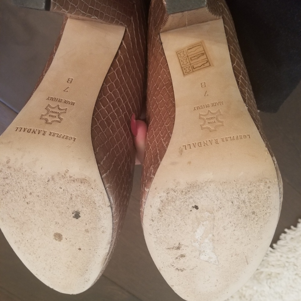Loefller Randall reptile print block heels - Picture 5 of 8